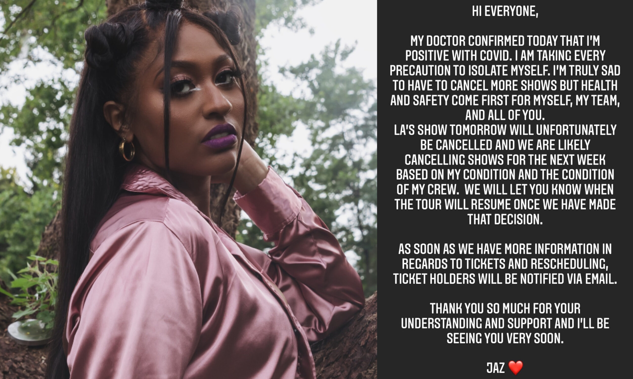 Jazmine Sullivan Tests Positive for Covid, Delays Upcoming The Heaux